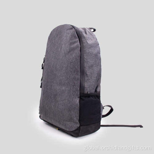 Black and gray casual backpack